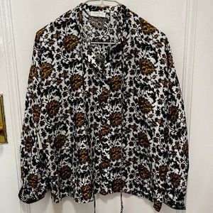 EUC SANDRO BLOUSE PAISLEY Size 3